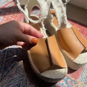 Zara wedge BoHo style